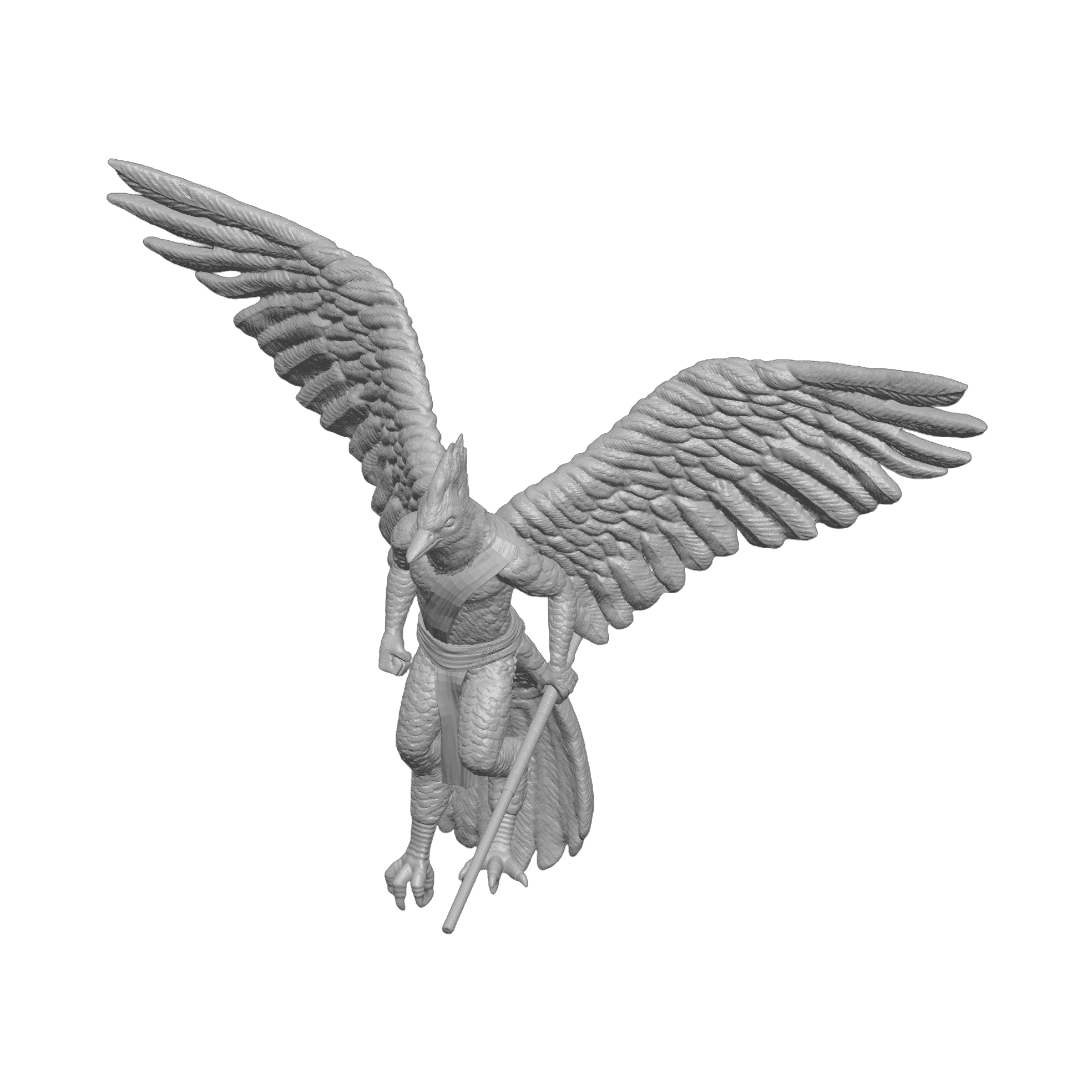 Aarakocra Blue Jay Monk